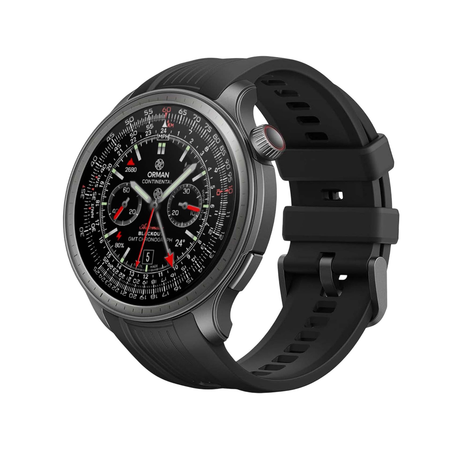 Continental Blackout PRO Eclipse - Orman Smartface Amazfit 1,5 Polegadas Cronografo Watchface - Image 6