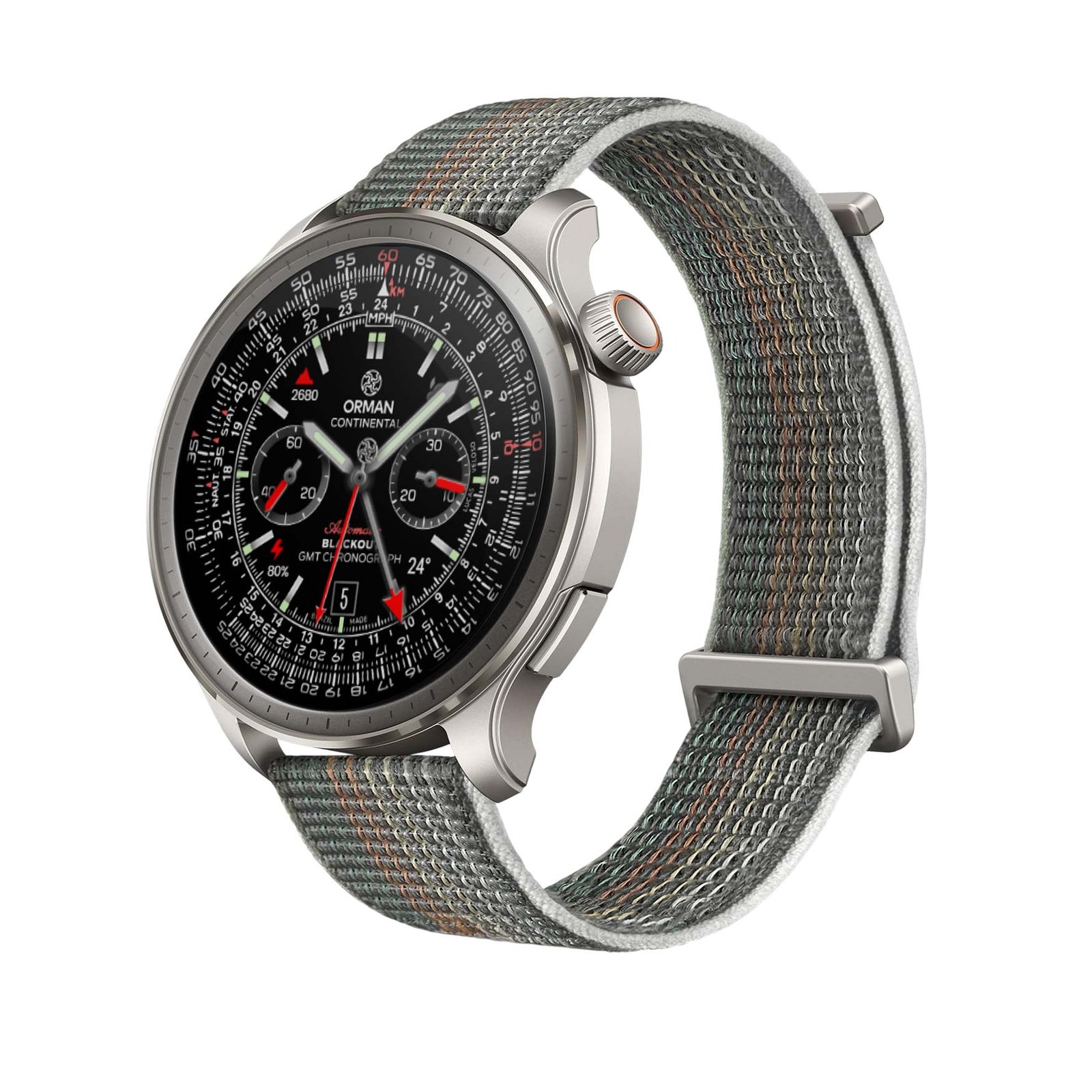 Continental Blackout PRO Eclipse - Orman Smartface Amazfit 1,5 Polegadas Cronografo Watchface - Image 5