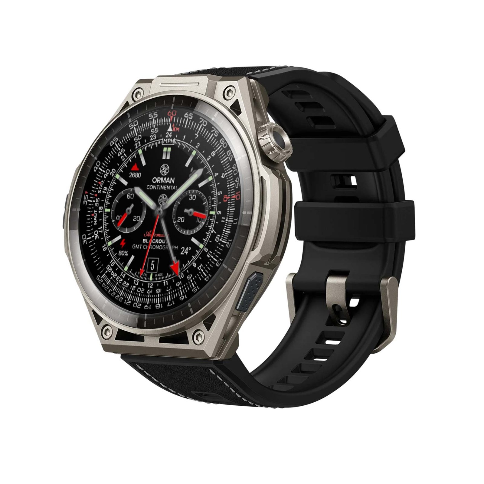 Continental Blackout PRO Eclipse - Orman Smartface Amazfit 1,5 Polegadas Cronografo Watchface - Image 4