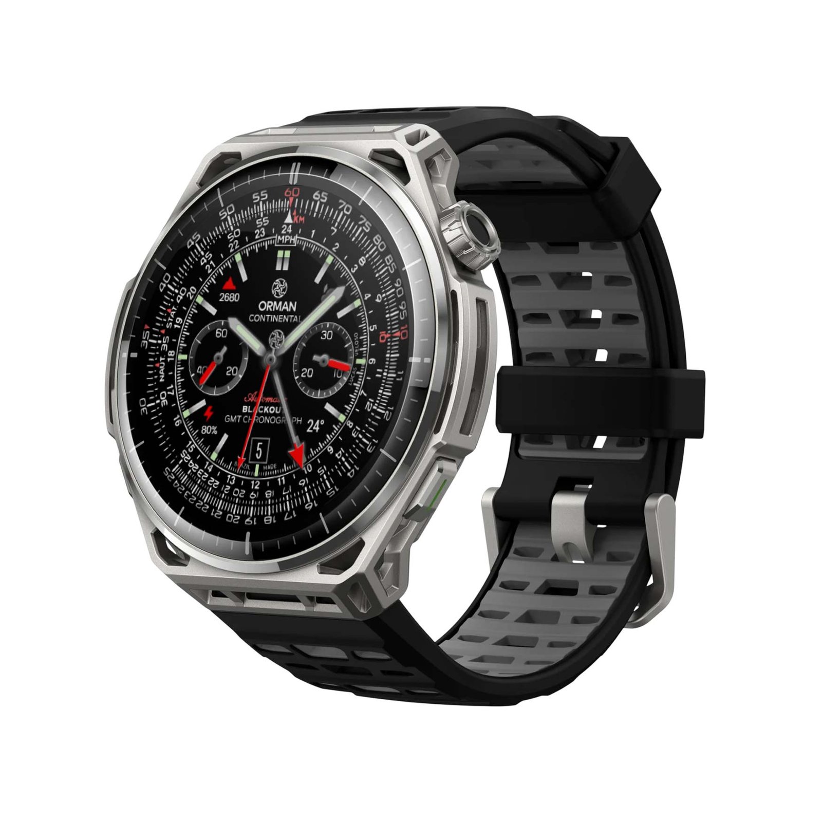 Continental Blackout PRO Eclipse - Orman Smartface Amazfit 1,5 Polegadas Cronografo Watchface - Image 3