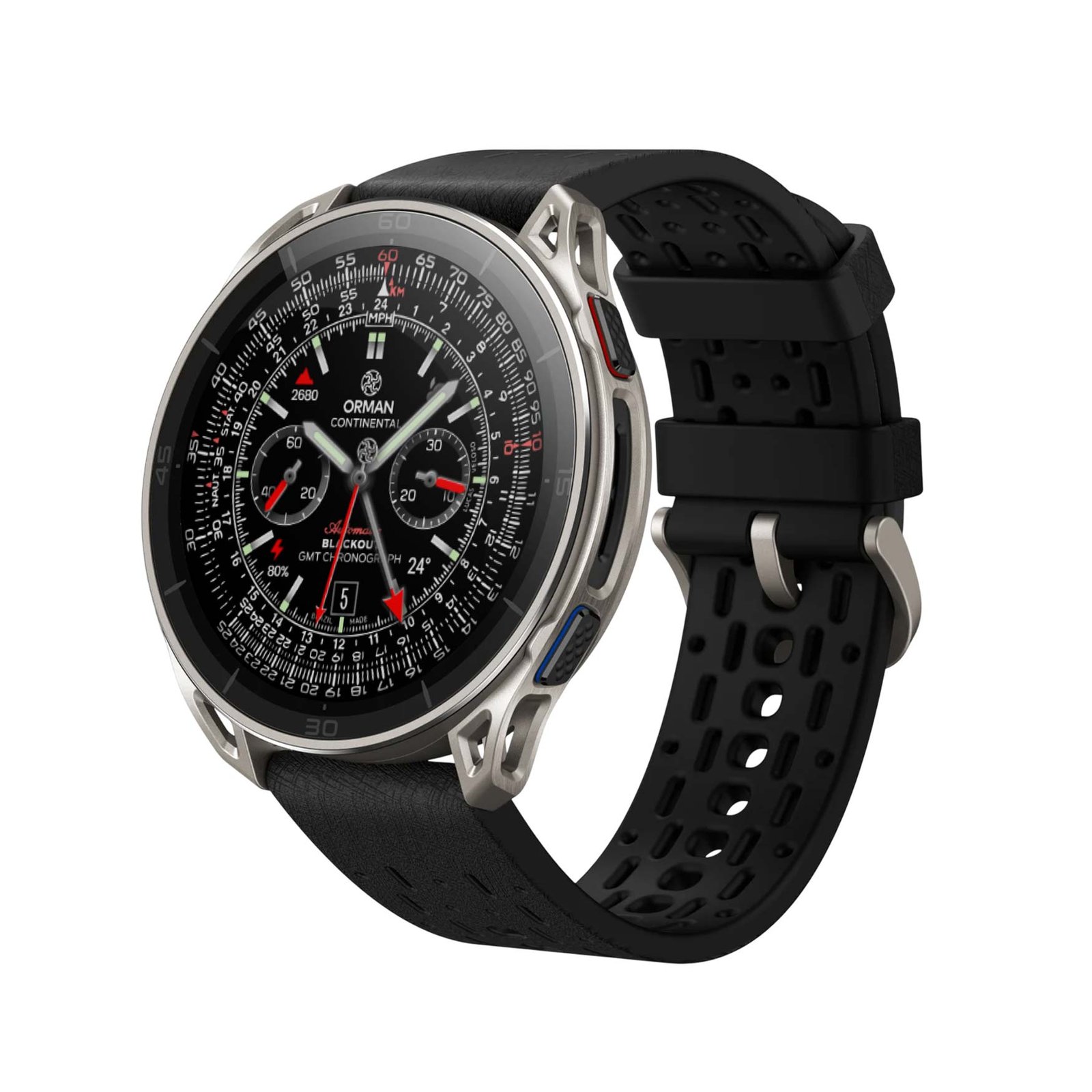 Continental Blackout PRO Eclipse - Orman Smartface Amazfit 1,5 Polegadas Cronografo Watchface