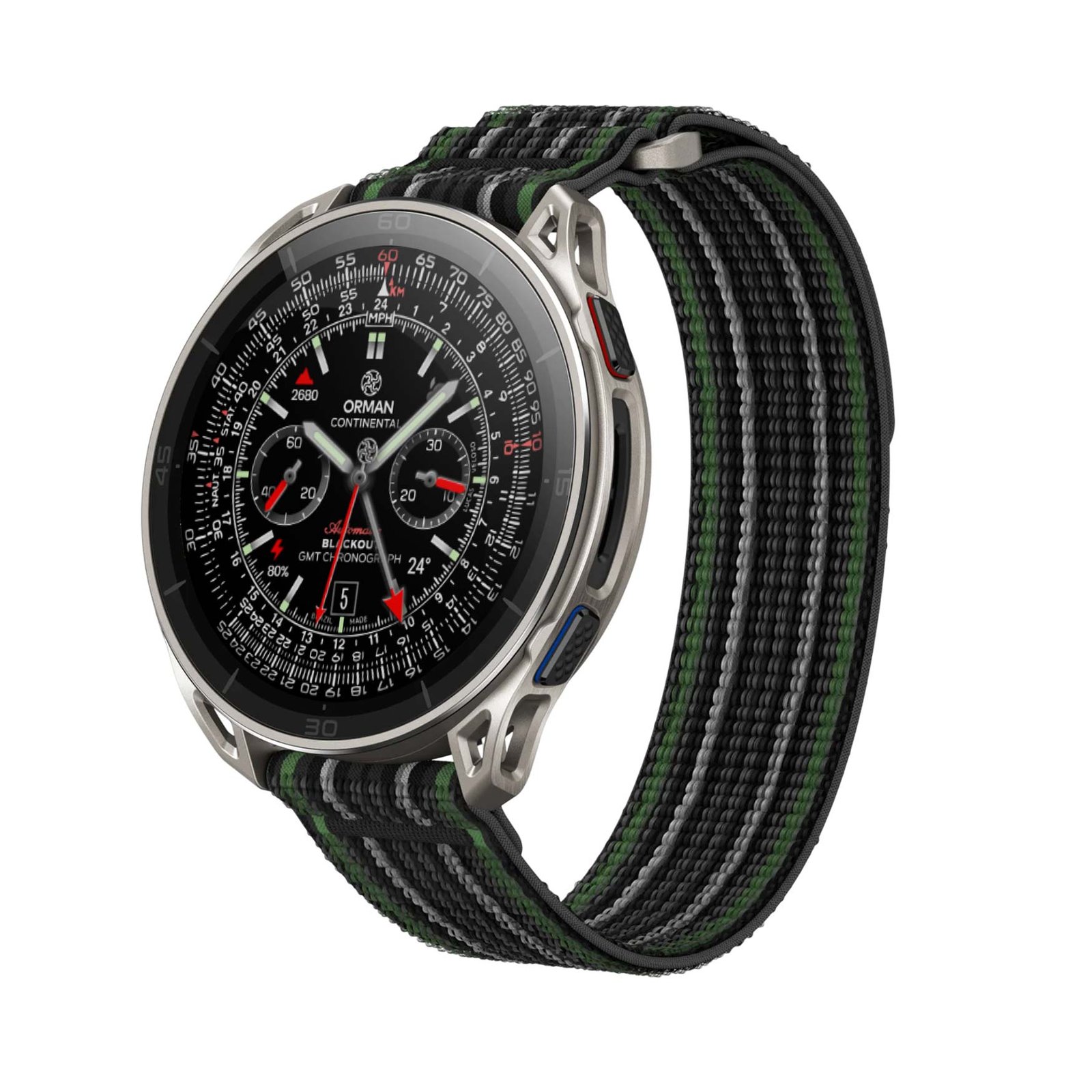 Continental Blackout PRO Eclipse - Orman Smartface Amazfit 1,5 Polegadas Cronografo Watchface - Image 2