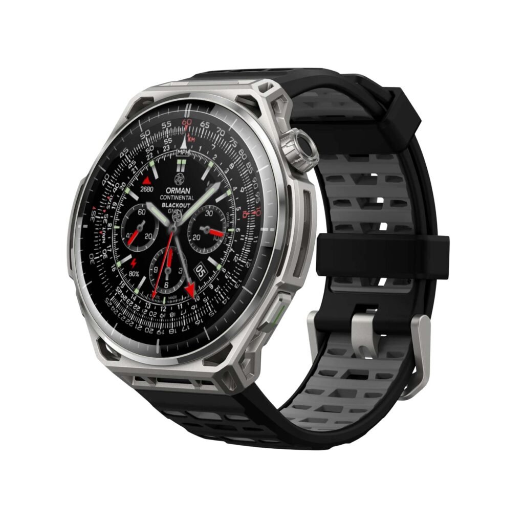 Continental Blackout II PRO Eclipse - Orman Smartface Amazfit 1,5 Polegadas Cronografo Watchface
