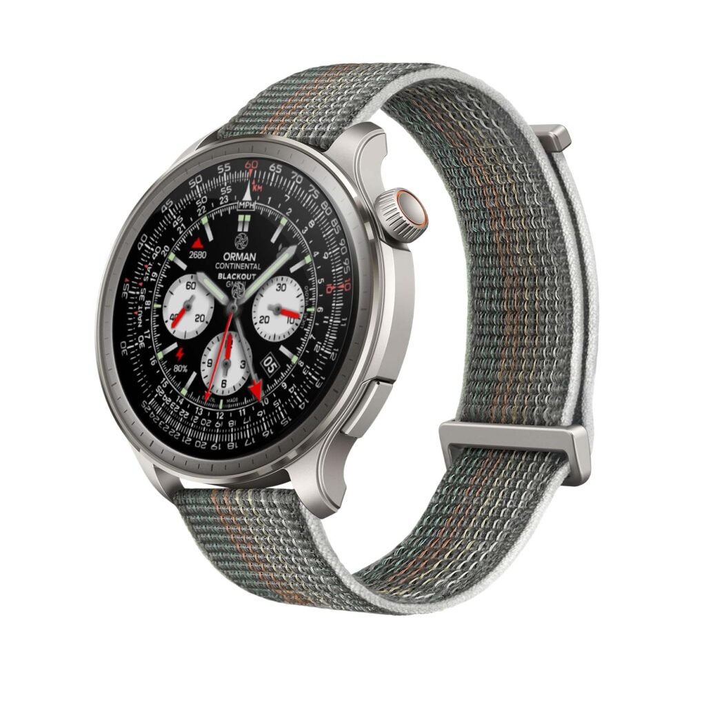 Continental Blackout II PRO Moon - Orman Smartface Amazfit 1,5 Polegadas Cronografo Watchface