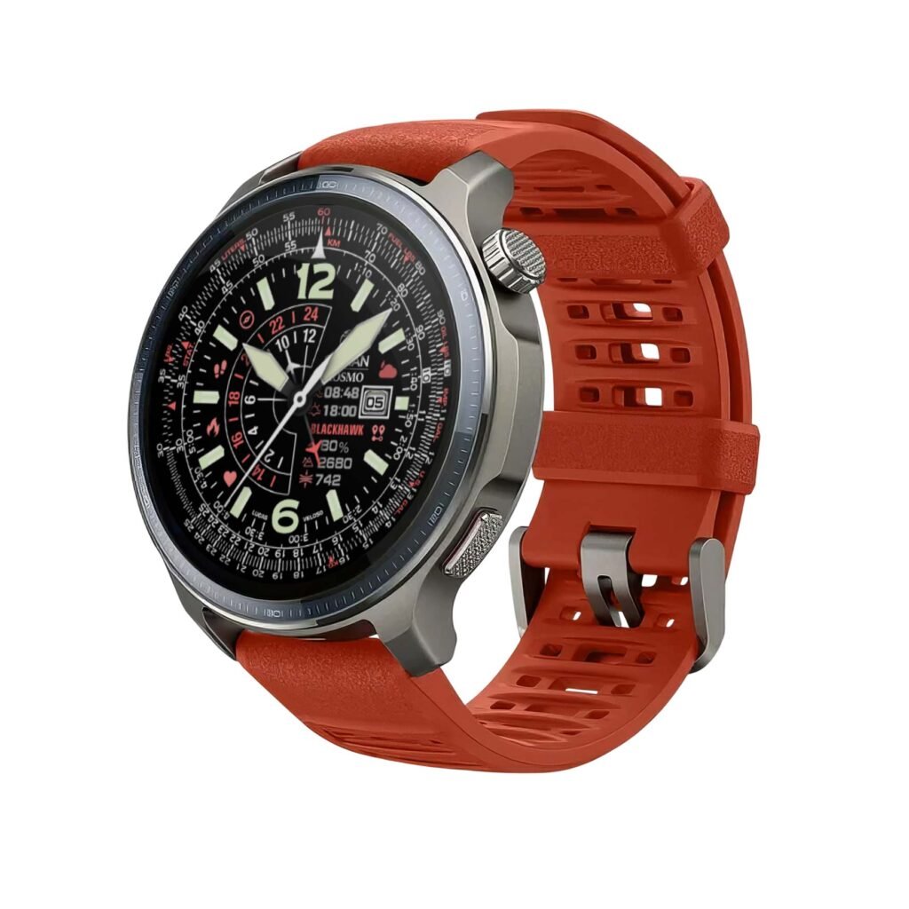 Kosmo Blackhawk Airman Red - Orman Smartface Amazfit 1,5 Polegadas Aviador Watchface