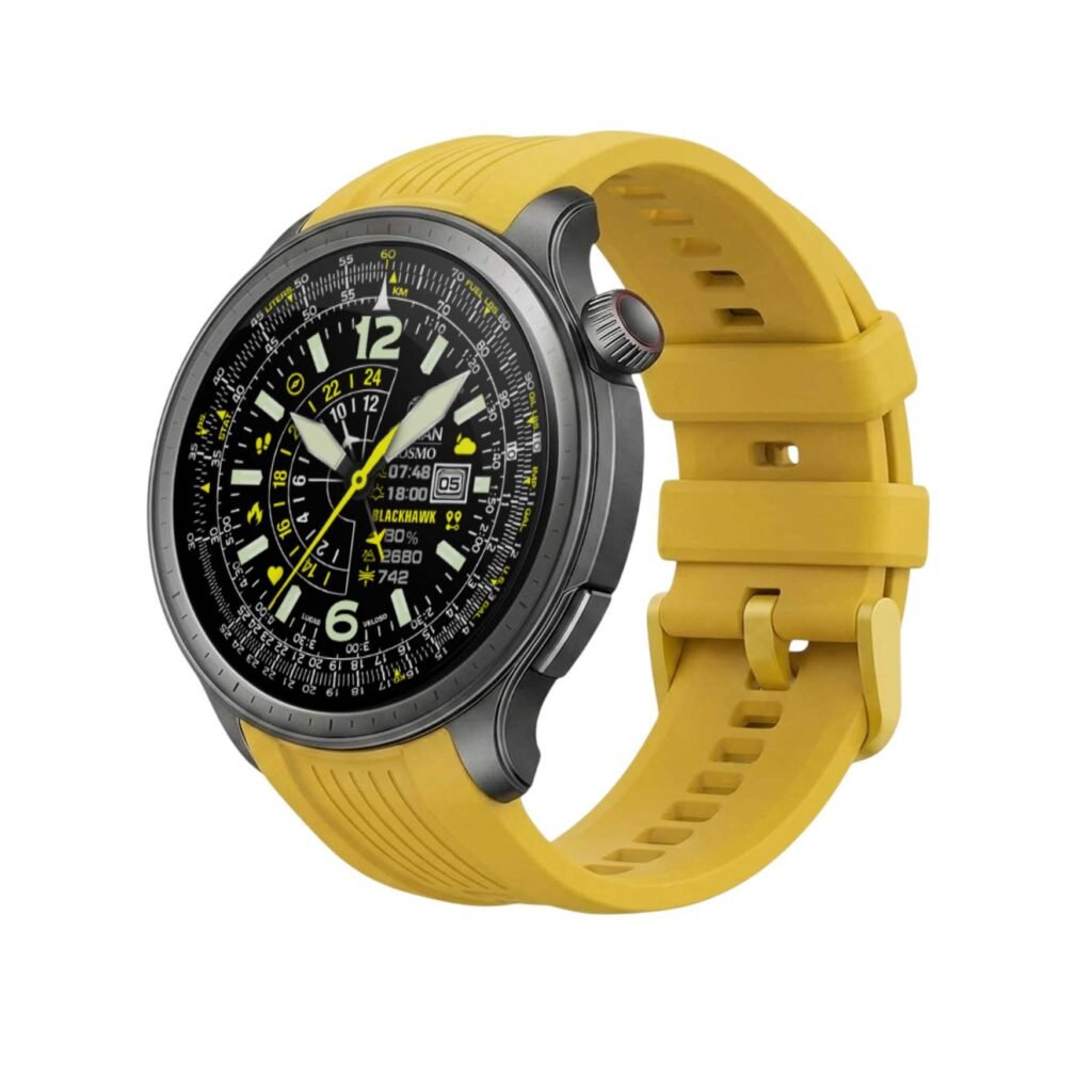 Kosmo Blackhawk Airman Yellow - Orman Smartface Amazfit 1,5 Polegadas Aviador Watchface