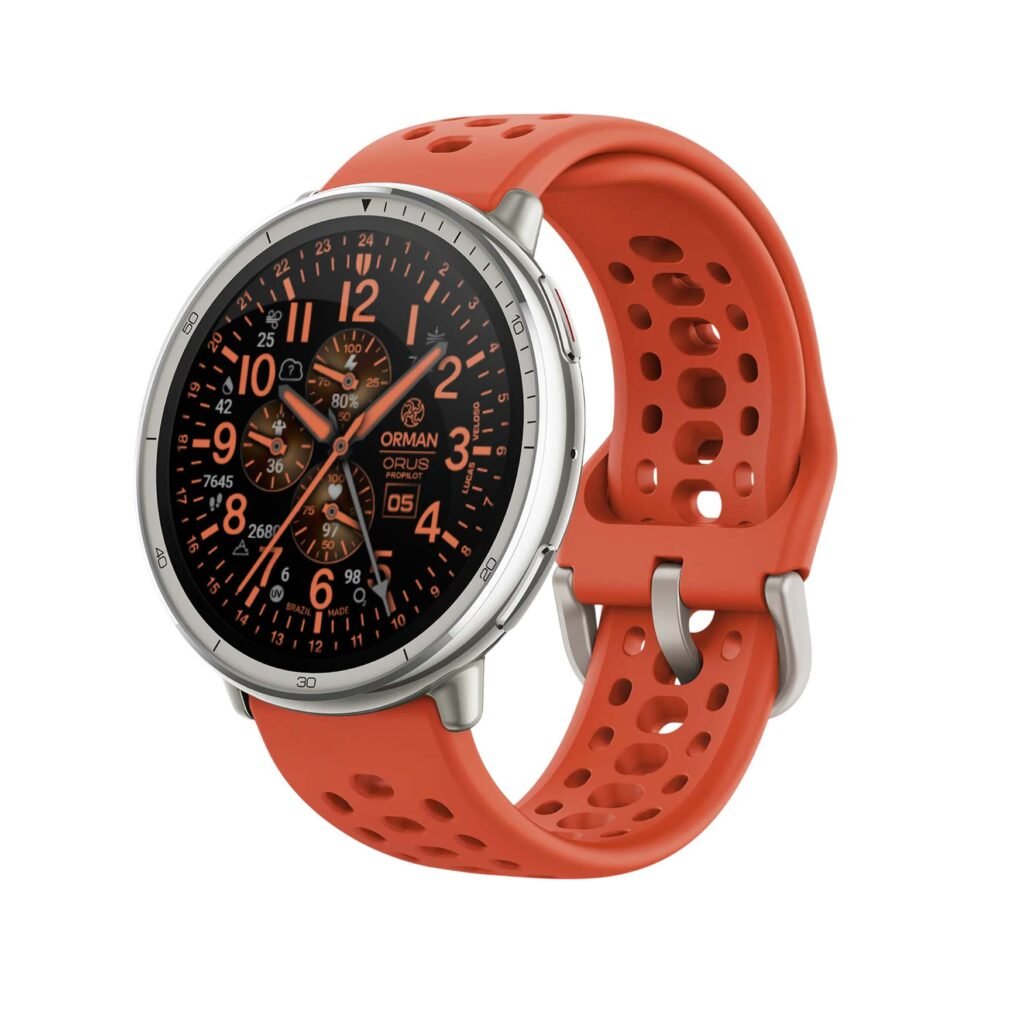 Orus Propilot GMT PRO Full Eruption – Orman Smartface Amazfit 1,32 Polegadas Field Watchface