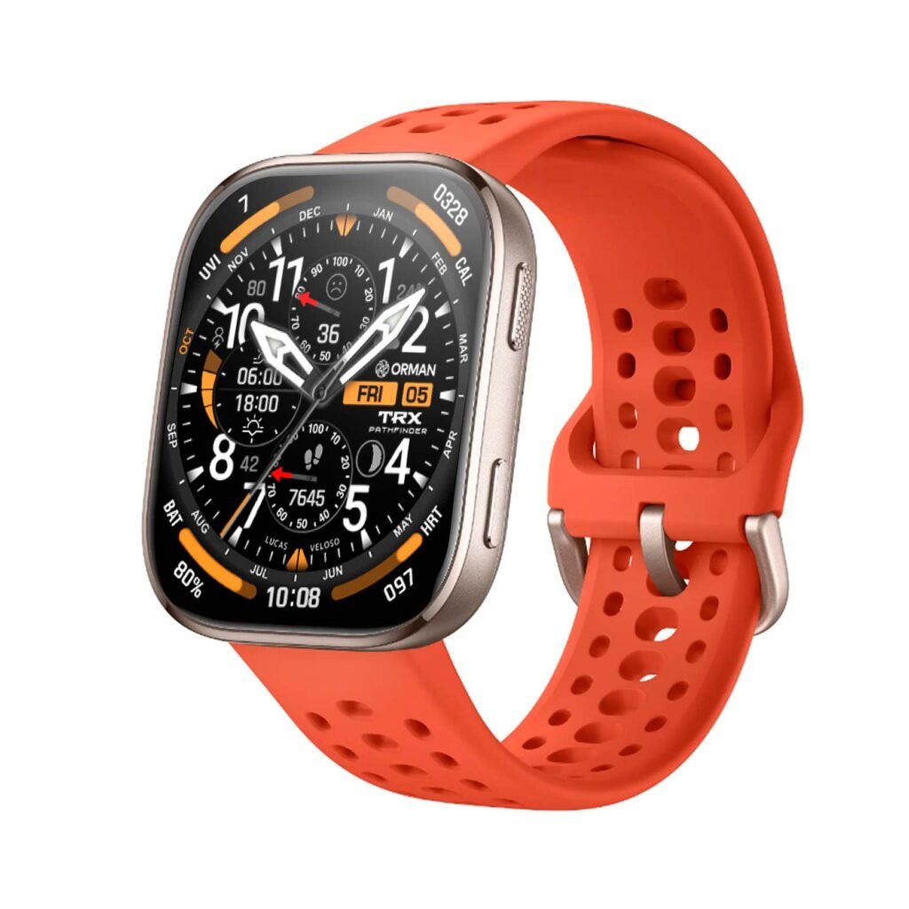 TRX Pathfinder PRO Ambar Square – Orman Smartface Amazfit 1,97 Polegadas Range Watchface