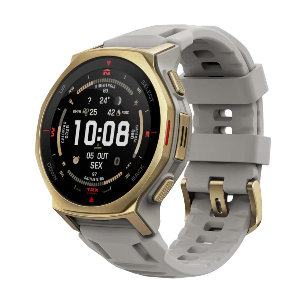 TRX Running Gold Sand Full – Orman Smartface Amazfit 1,32 Polegadas Range Watchface